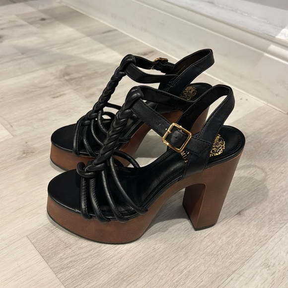 Vince Camuto NWT Rohnlee Strappy Platform  Sandals in upper Nappa Leather. - Picture 5 of 10